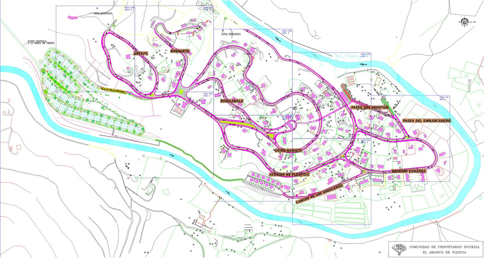 Plano de la Urbanización